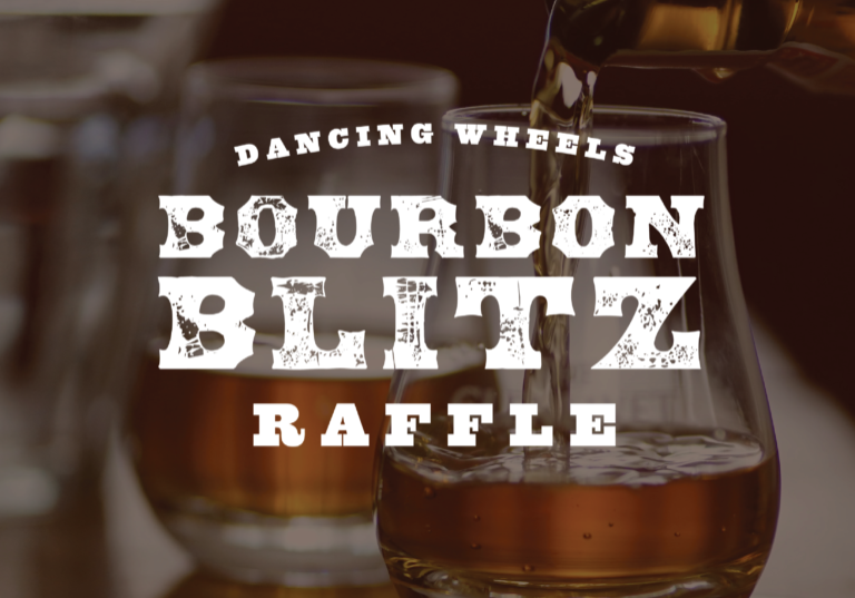 Dancing Wheels_Bourbon Logo White