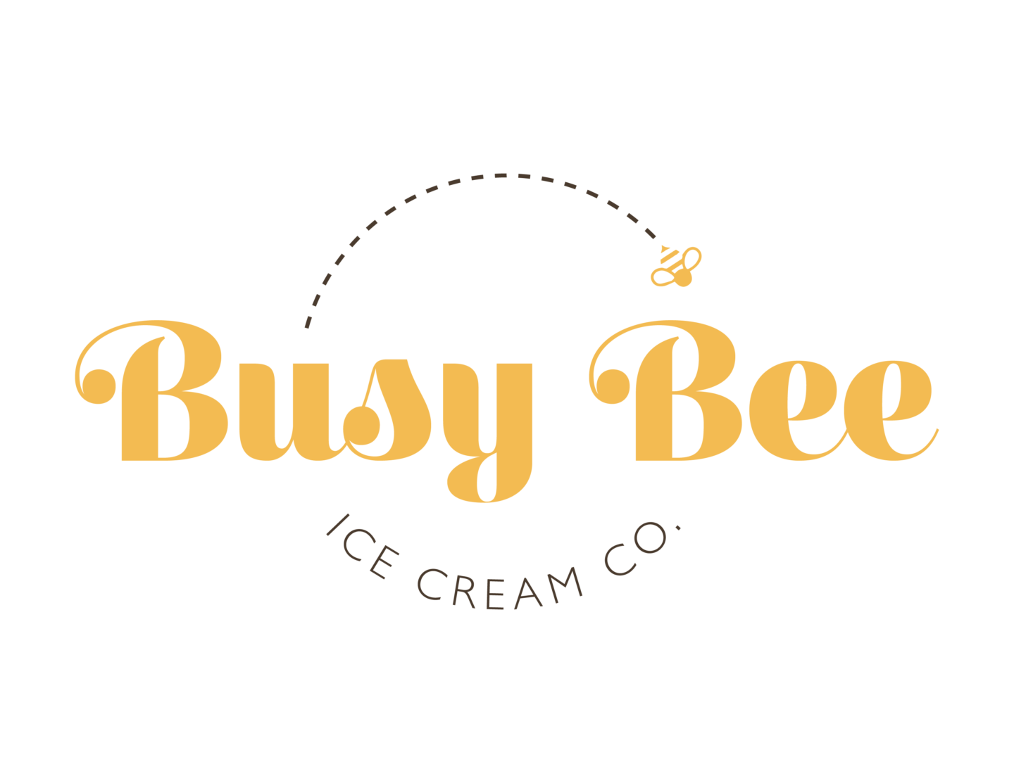 Busy Bee Ice Cream Co. Logo
